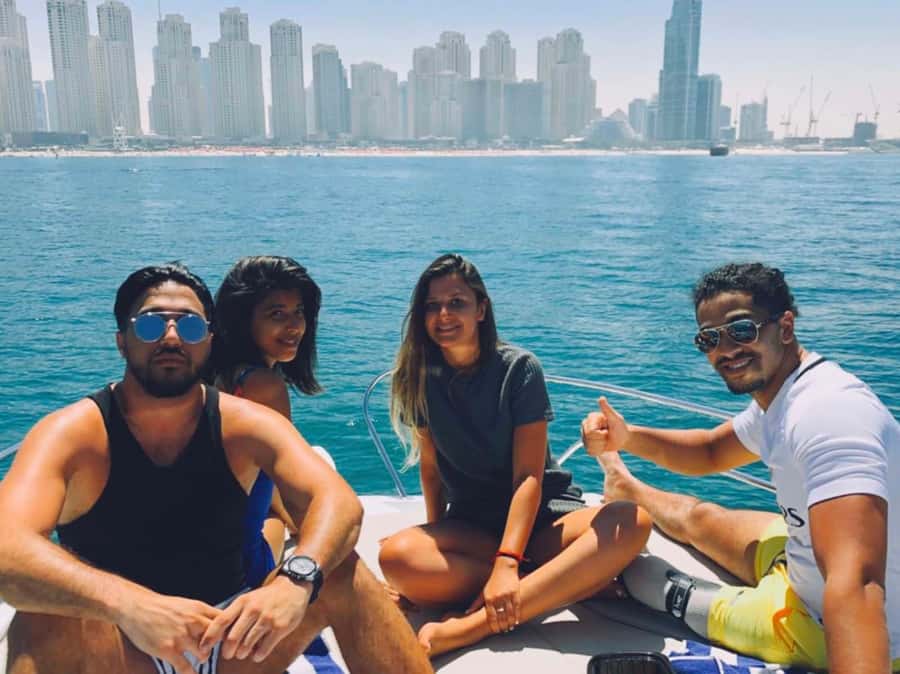 Dubai: Private Sea Escape Cruise - Swim, Tan & Sightsee - Dubai Eye viewpoints: short stop energy, easy photo time