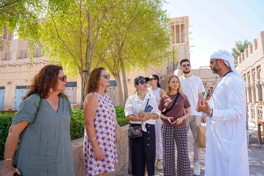Dubai Private Top Attractions, Premium Vehicle & Street Food - Museum of the Future and optional Burj Khalifa photos