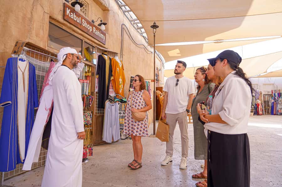 Dubai Private Top Attractions, Premium Vehicle & Street Food - Al Khayma Heritage House: street food tasting done the right way