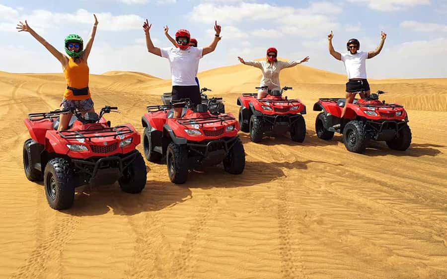 Dubai: Quad Bike, Dune Buggy, and Sandboarding Experience - What to bring, what to wear, and what to avoid in the sand