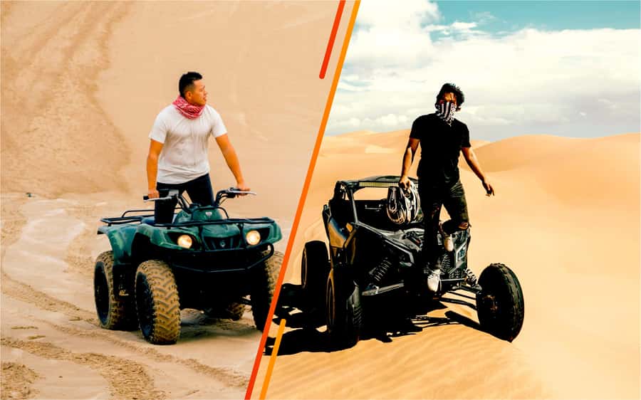 Dubai: Quad Bike or Dune Buggy Adventure & Optional Transfer - Lehbab Desert in Sharjah, the part Dubai postcards do not show