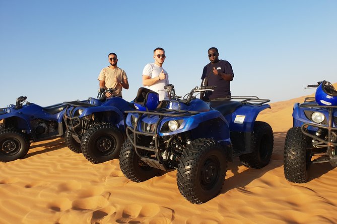 Dubai: Quad Bike Safari, Camels, & Camp with BBQ Dinner - Camel Ride in Lahbab: Short, But Pleasant