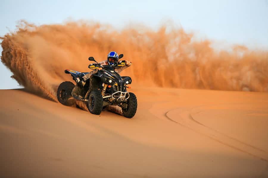 Dubai: Red Dune Safari, Quad Bike, Camel Ride, BBQ Dinner - The desert station stop before the real riding