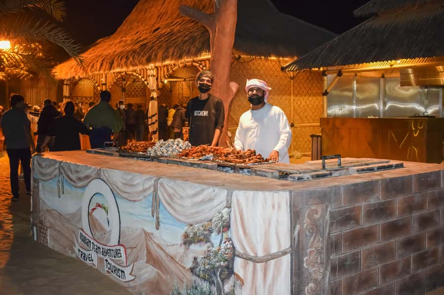 Dubai: Red Dune Safari, Quad Bike, Camel Ride, BBQ Dinner - Camel ride and the camel-farm moment for a calmer pace