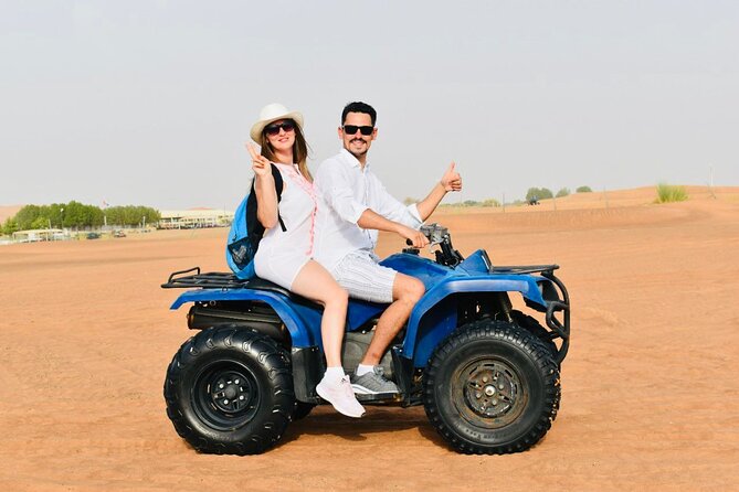 Dubai: Red Dunes Desert Safari, Camel ride, Sandboard, Quad Bike - BBQ dinner with non-veg option: what you should expect