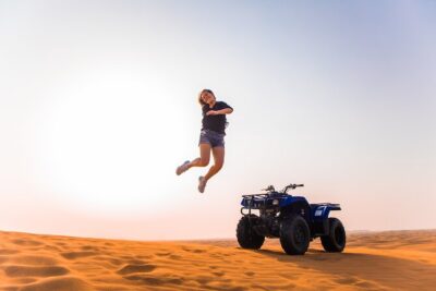 Dubai Red Dunes Desert Safari, Quad Bike, Camels at Al Khayma