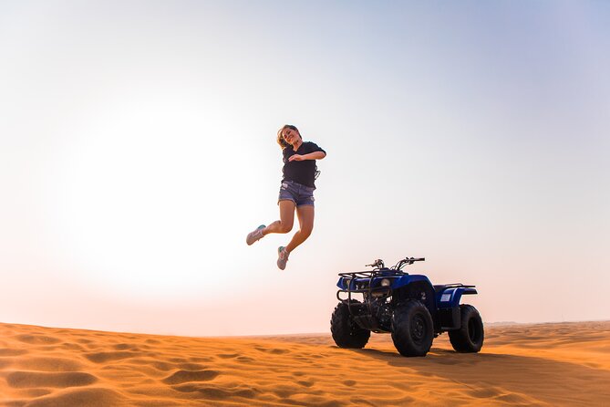 Dubai Red Dunes Desert Safari, Quad Bike, Camels at Al Khayma - Dune bashing and sandboarding: your adrenaline, safely managed