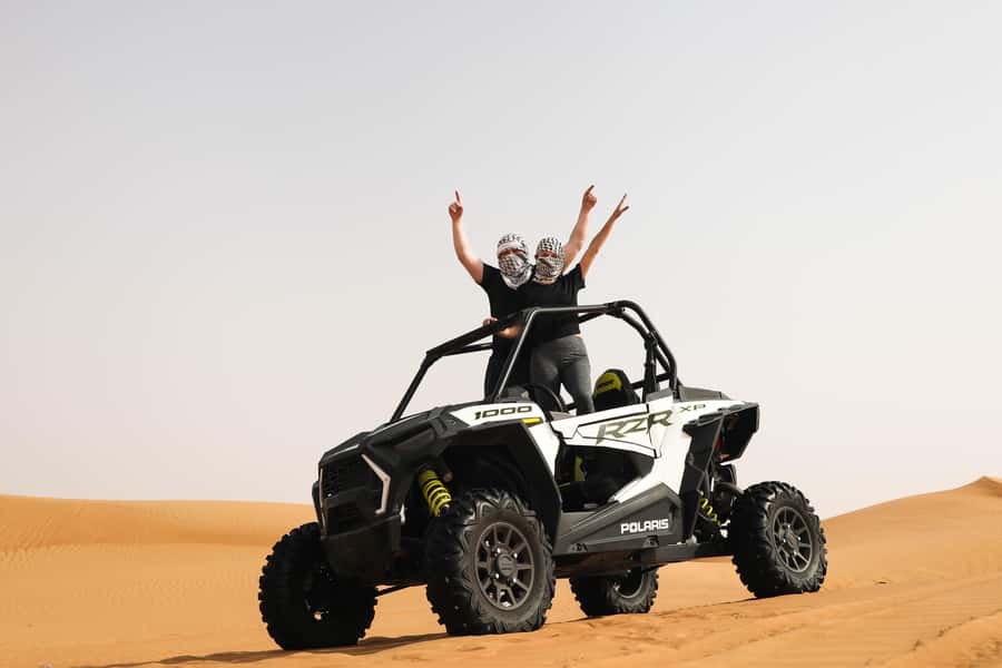 Dubai: Red Dunes Quad Bike, Dune Buggy, Camel & Refreshments - Hitting Dubai’s Red Dunes, With a Guide at Your Side