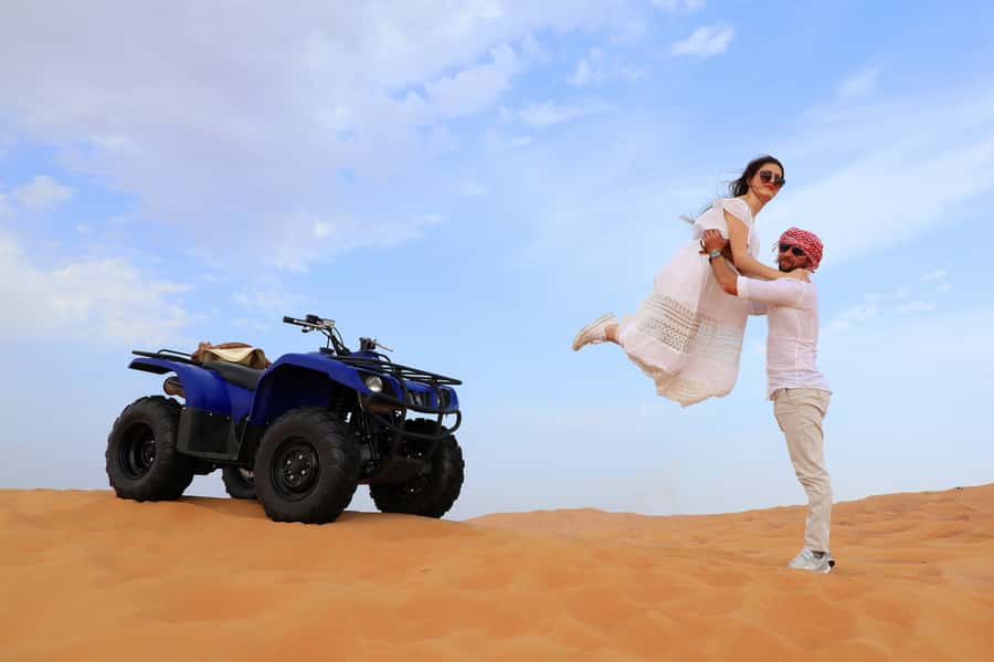 Dubai: Red Dunes Quad Bike with Sandboarding, Camels and BBQ - Quad Bike Over Red Dunes: The Part You Will Talk About Later