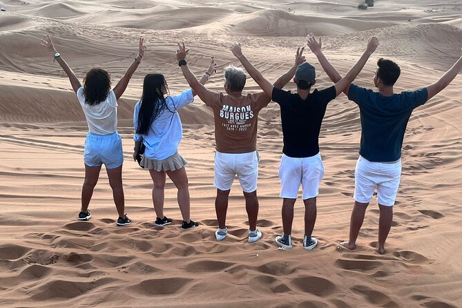 Dubai Red Dunes Safari, ATV, Camel ride, BBQ at Desert Camp - The guide factor: why Javed and Muhammad Shahid keep coming up