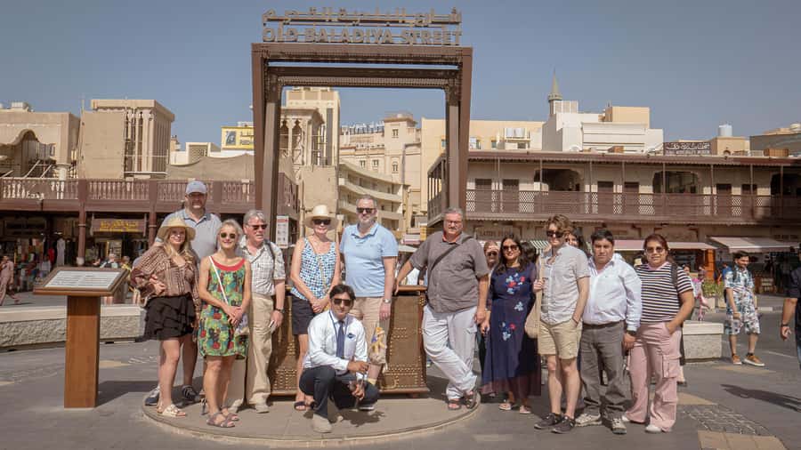 Dubai's Ancient Charm Tour - The Dubai Creek abra ride: the quick “how it used to work” moment