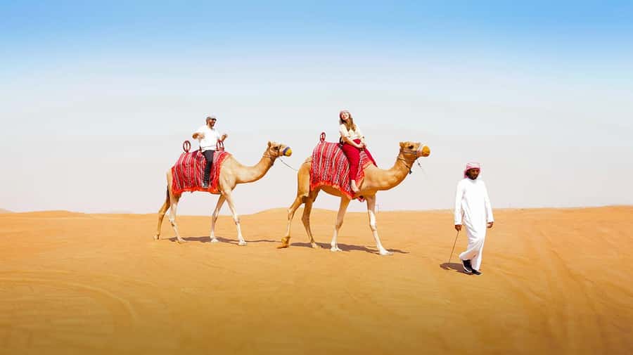 Dubai: Sandboarding, Camel Ride and Red Dune Bashing - Red Dune arrival and the Land Cruiser pickup rhythm