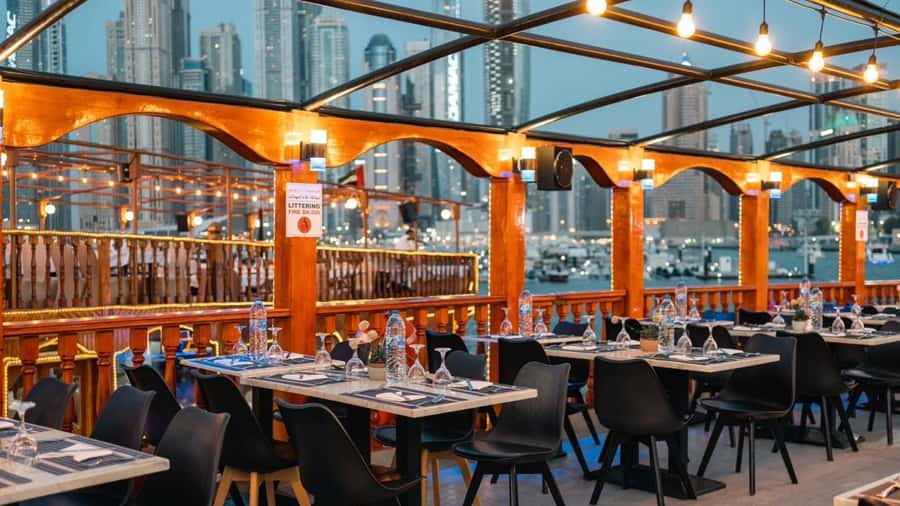 Dubai: Scenic Dhow Cruise with Buffet Dinner and Live Shows - Sunset-to-City-Lights Views: Photos Without the Rushed Feel