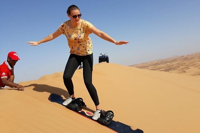 Dubai Self-drive Quad Bike, Sand Boarding, Camels & Refreshments - Getting picked up and getting to the dunes without stress