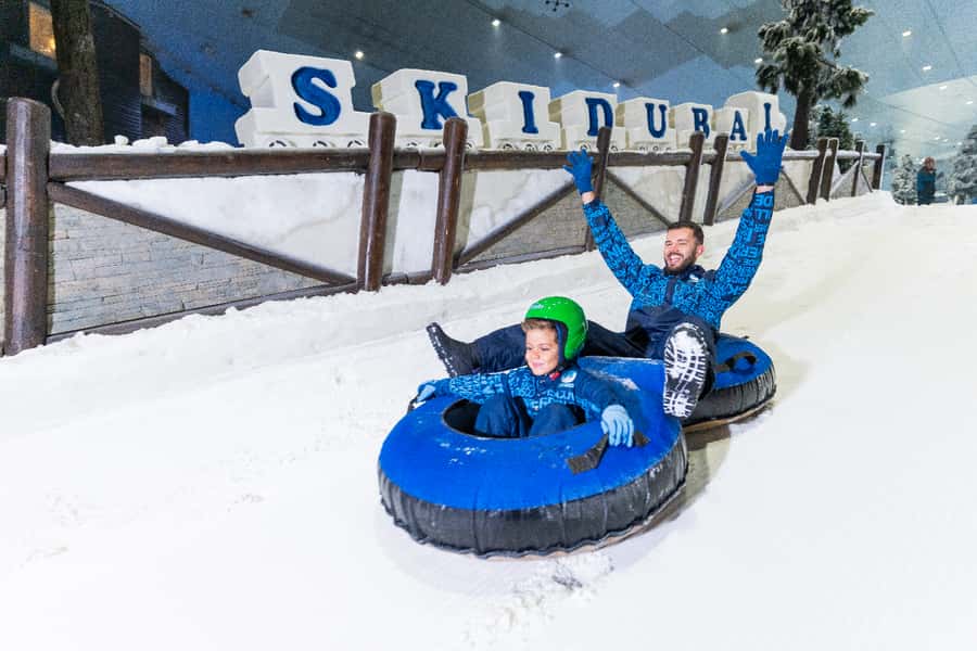Dubai: Ski Dubai Snow Plus Pass - Tobogganing, Tubing Run, and Bump Cars for Adrenaline