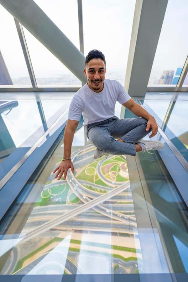 Dubai: Sky Views Observatory Ticket with Optional Extras - The Sky Glass Slide add-on: what it feels like in real life