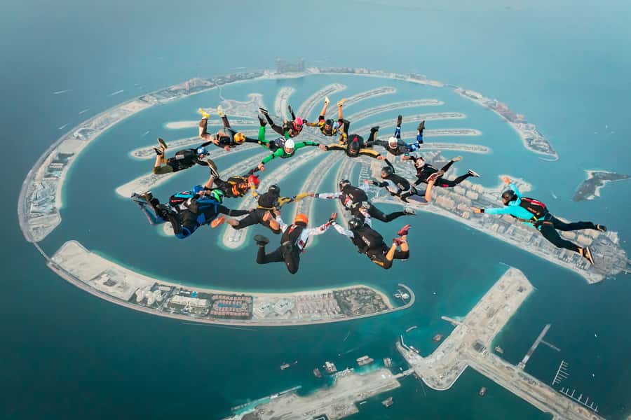 Dubai: Skydive at The Palm with Photos, Video & Yacht Tour - The Palm dropzone plus your spectator plan