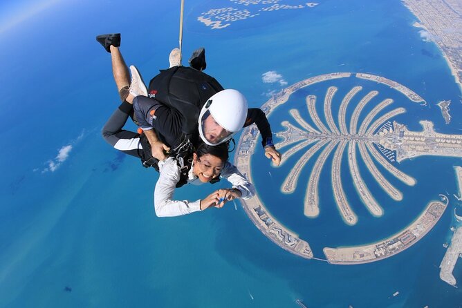 Dubai Skydive Tandem Over The Palm including Transfers - Palm Jumeirah from above: what the view is really like