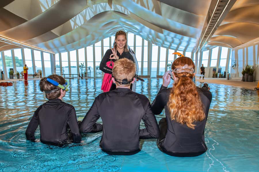 Dubai: Snorkeling at Deep Dive World's Deepest Pool - Why this 60m pool snorkeling lesson feels different from the usual