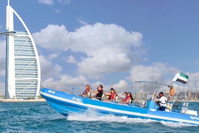 Dubai Speed Boat Tours: Marina, Atlantis and Burj Al Arab - Dubai Marina timing and what to wear on open water