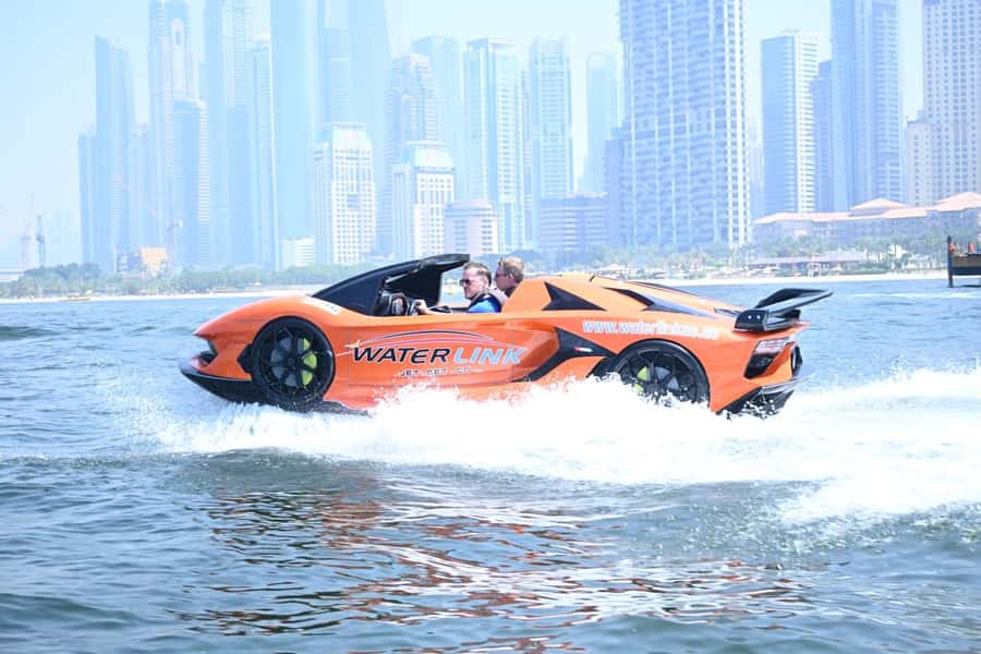 Dubai: Splash & Thrill | 20min Jet Car DXB Harbour - Dubai Harbour Yacht Club start point, and why it matters