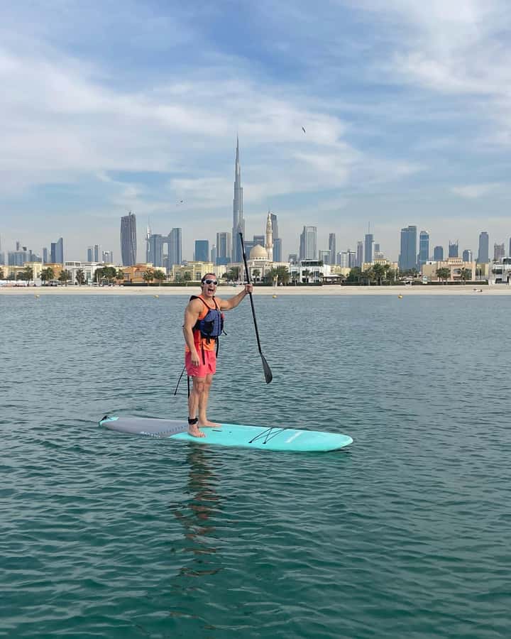 Dubai: Stand-Up Paddle Boarding with Burj Khalifa View - How the Instructor Help Fits a Self-Guided Style