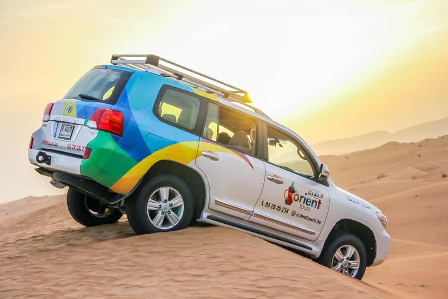 Dubai Sunrise Desert Camel Trek with Breakfast - Sunrise photography in the dunes, timing is the whole trick