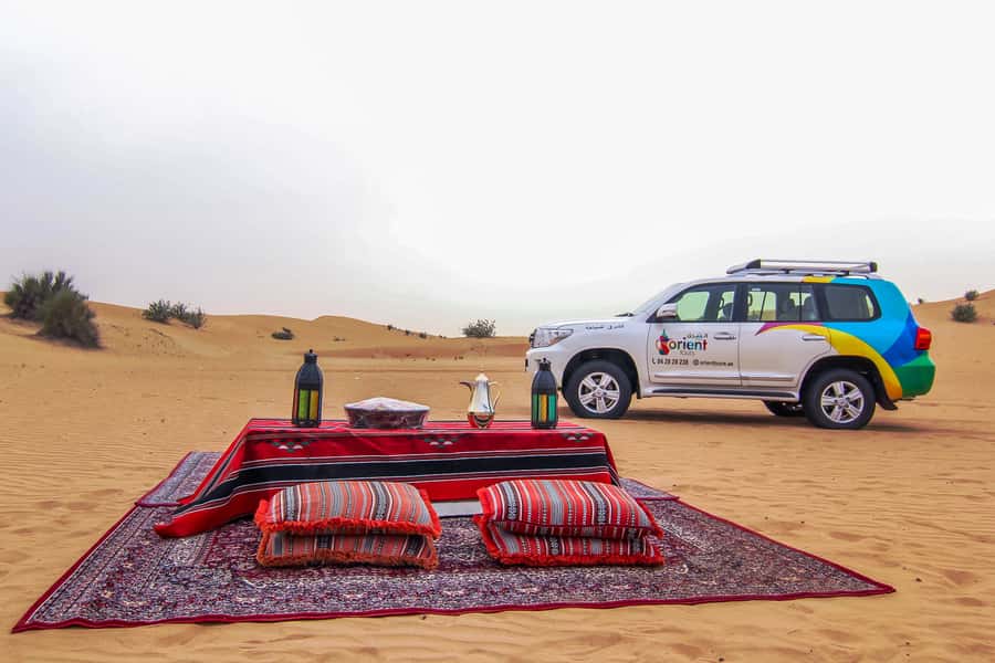 Dubai Sunrise Desert Camel Trek with Breakfast - Value for $142 per person, what you are really paying for
