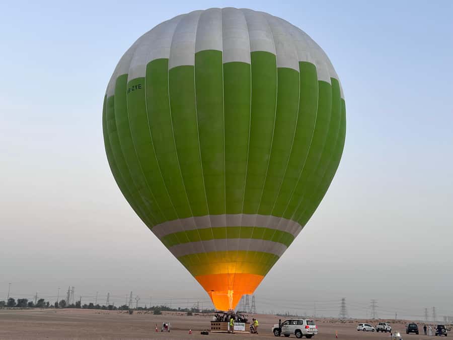 Dubai: Sunrise Hot Air Balloon Ride with Transfers - Landing, certificate time, and the ride back to Dubai