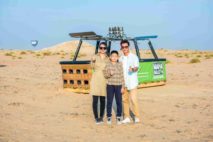 Dubai: Sunrise Hot Air Balloon Ride with Transfers - What this tour does not include, so you do not get surprised