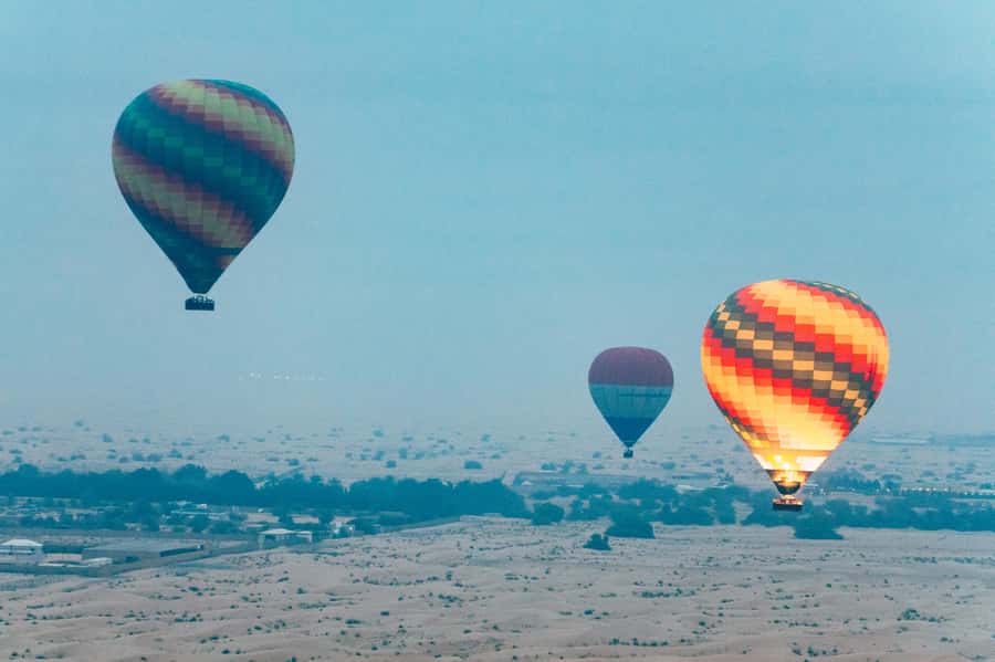 Dubai: Sunrise Hot Air Balloon Tour Over the Desert - Landing and the Return Drive Back to Dubai