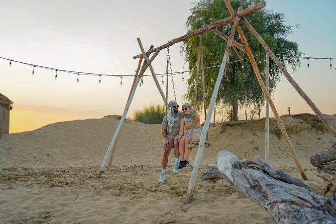 Dubai: Sunset Camel Trek, Al Khayma Camp, Stargazing & BBQ - Shows After Dinner: Yola, Falconry, and a Mega Fire Show