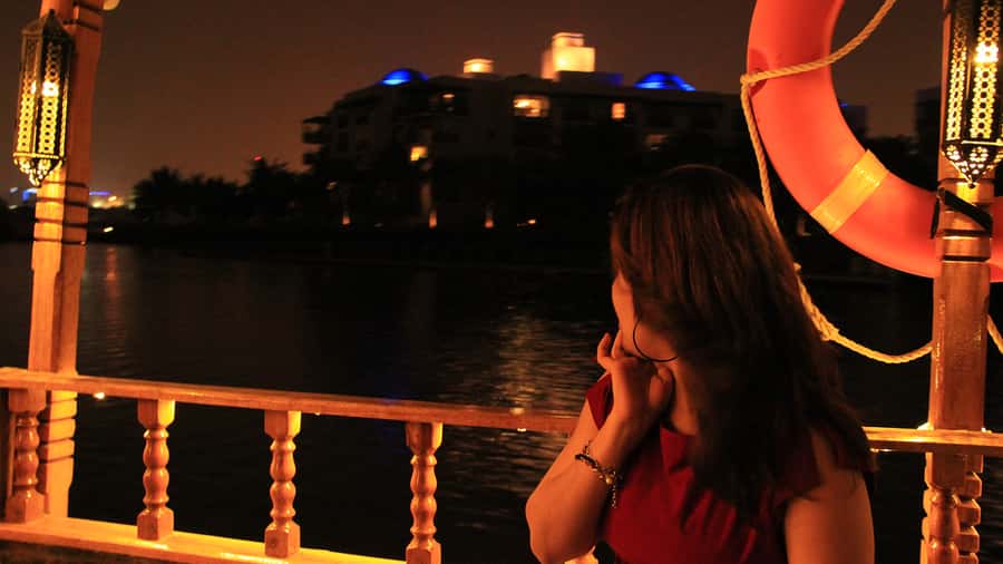 Dubai: Sunset Cruise on Traditional Boat & Emirati High Tea - Music, Commentary, and the English Audio Guide