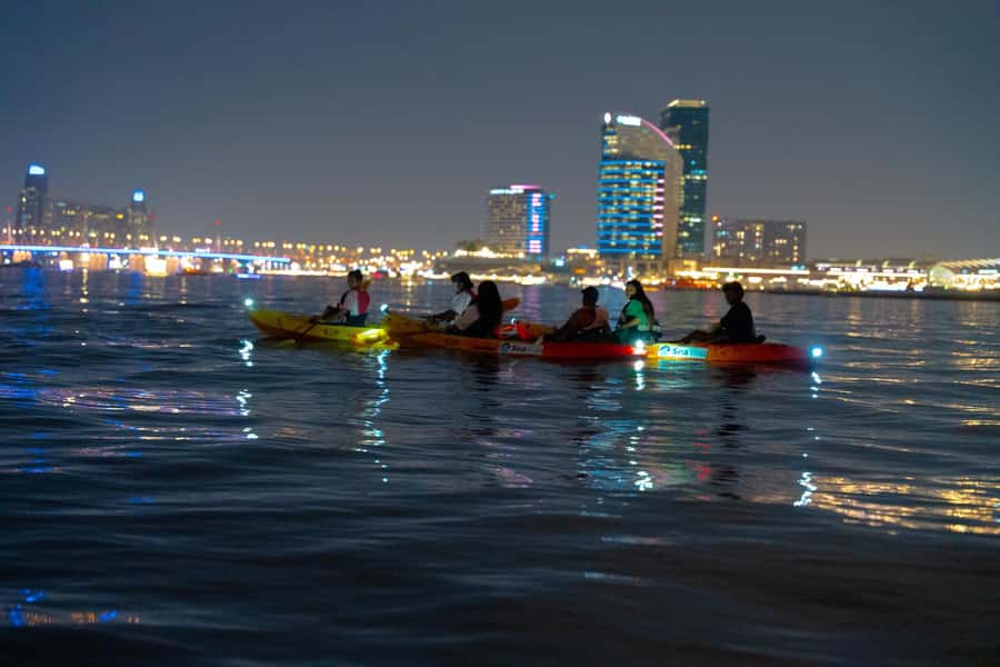 Dubai: Sunset/Night Dubai Creek Kayak Tour - What to bring and what not to bring on the water