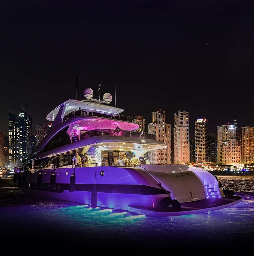 Dubai: Superyacht Experience with Party & Live DJ - A Superyacht Party Cruise That Starts at 9pm (And Feels Like a Floating Lounge)