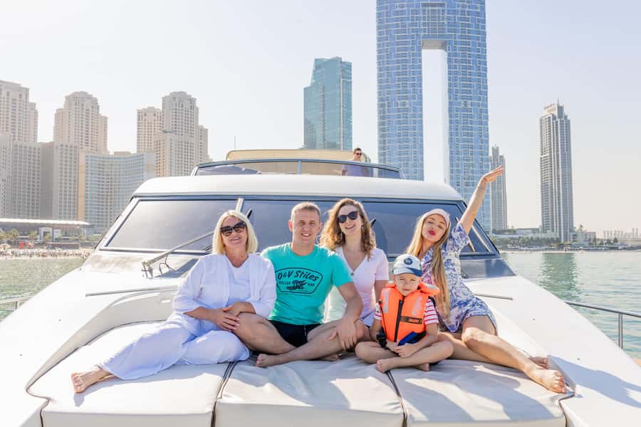 Dubai: The Luxury Yacht Tour with Live BBQ Option - Your Route: Dubai Marina to Bluewater to Palm Jumeirah to Burj Al Arab