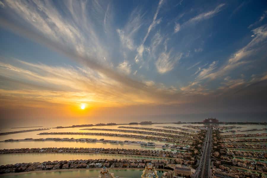 Dubai: The View At The Palm Observatory Entry Ticket - First stop: exchanging your voucher at the Palm Tower