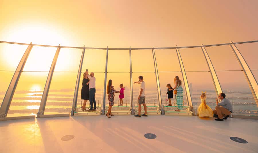 Dubai: The View At The Palm Observatory Entry Ticket - Level 52: the 240-meter “wow” moment on the outdoor terrace