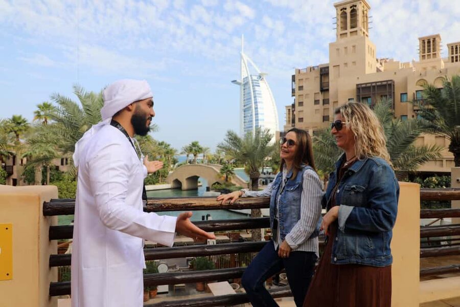 Dubai Top Highlights: Frame Entry, Souks, Abra & Street Food - Souk Madinat: Canals, Burj Al Arab Views, and Easy Wandering