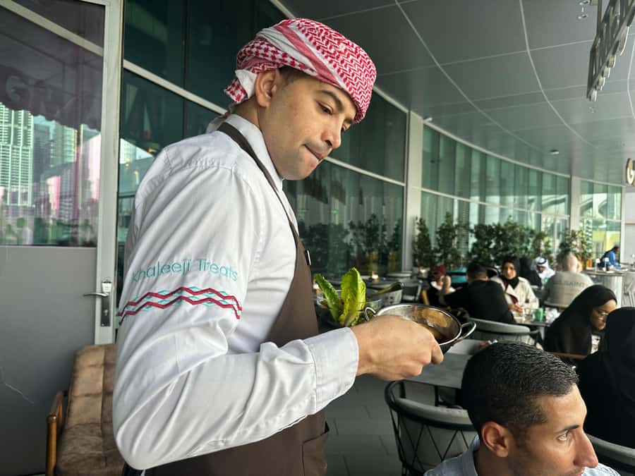Dubai VIP Food Tour with 7+ Tastings & Burj Khalifa Access - Armani Hotel Dubai meeting point, and how you start strong