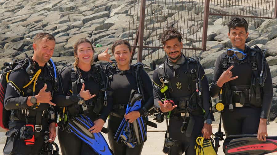 Dubai: VIP Private Scuba Dive with Free Hotel Transfer - Jumeirah Beach underwater time: marine life, fish interaction, and real visibility
