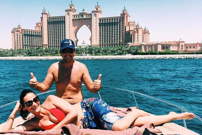 Dubai Yacht Sea escape Cruise, Swim, Tan & Sightsee! - The 2-hour route that hits the big sights from the water