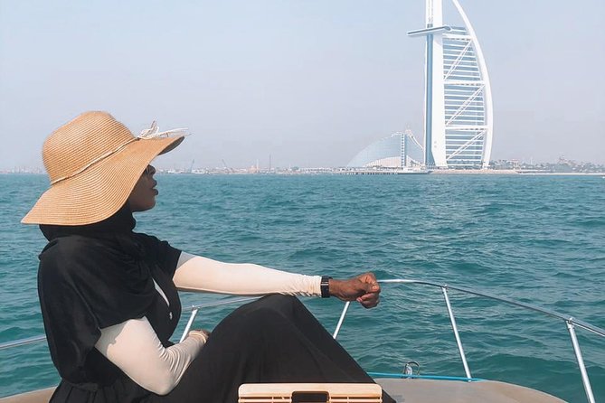 Dubai Yacht Sea escape Cruise, Swim, Tan & Sightsee! - The swim stop: the best reason to choose this cruise over a sightseeing-only boat
