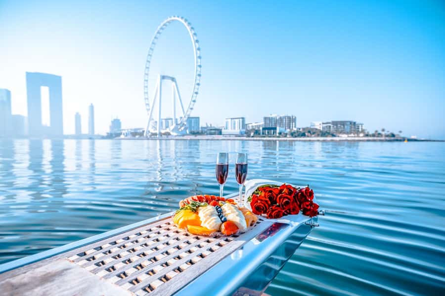 Dubai Yacht Tour - Boat Trip upto 12 guests Private event - Umm Suqeim and the coastline feel