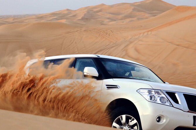 Dune Safari with 4X4 Car and BBQ Dinner - Camp Arrival: Buffet BBQ Under the Arabian Sky