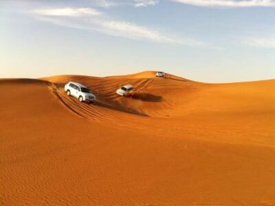 Evening Desert Dune Bashing by 4*4 Vehicle