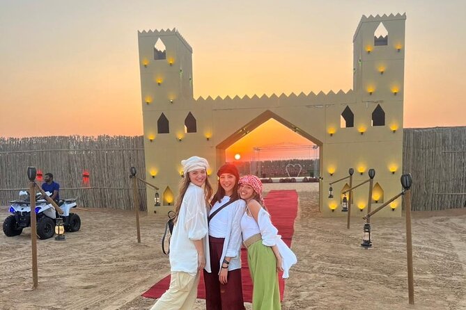 Evening Desert Safari Abu Dhabi - Camp Arrival: Arabic Coffee, BBQ Dinner, and Stargazing