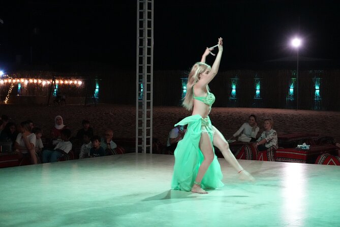 Evening Desert Safari Abu Dhabi - Dance Shows, Fire Performance, and Desert Photo Extras