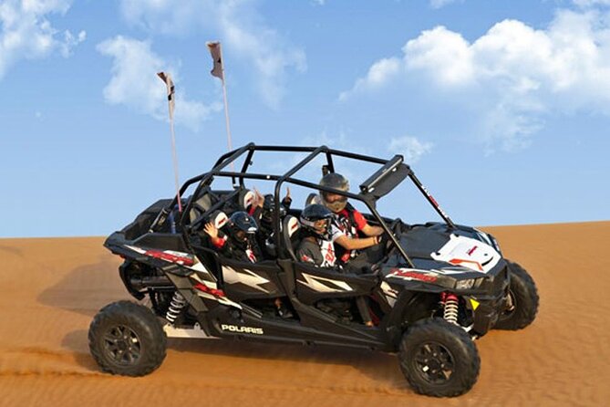 Evening desert safari with camel ride and BBQ dinner - Entering the dunes: dune bashing and sandboarding reality check