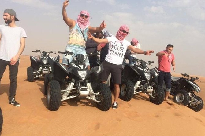 Evening Red Dunes Safari with Quad Biking, BBQ Dinner & LiveShows - Premium Desert Camp at Al Awir, BBQ Dinner Setup